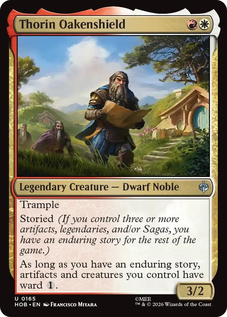 Image for Thorin Oakenshield (165) (HOB) - Magic: The Gathering