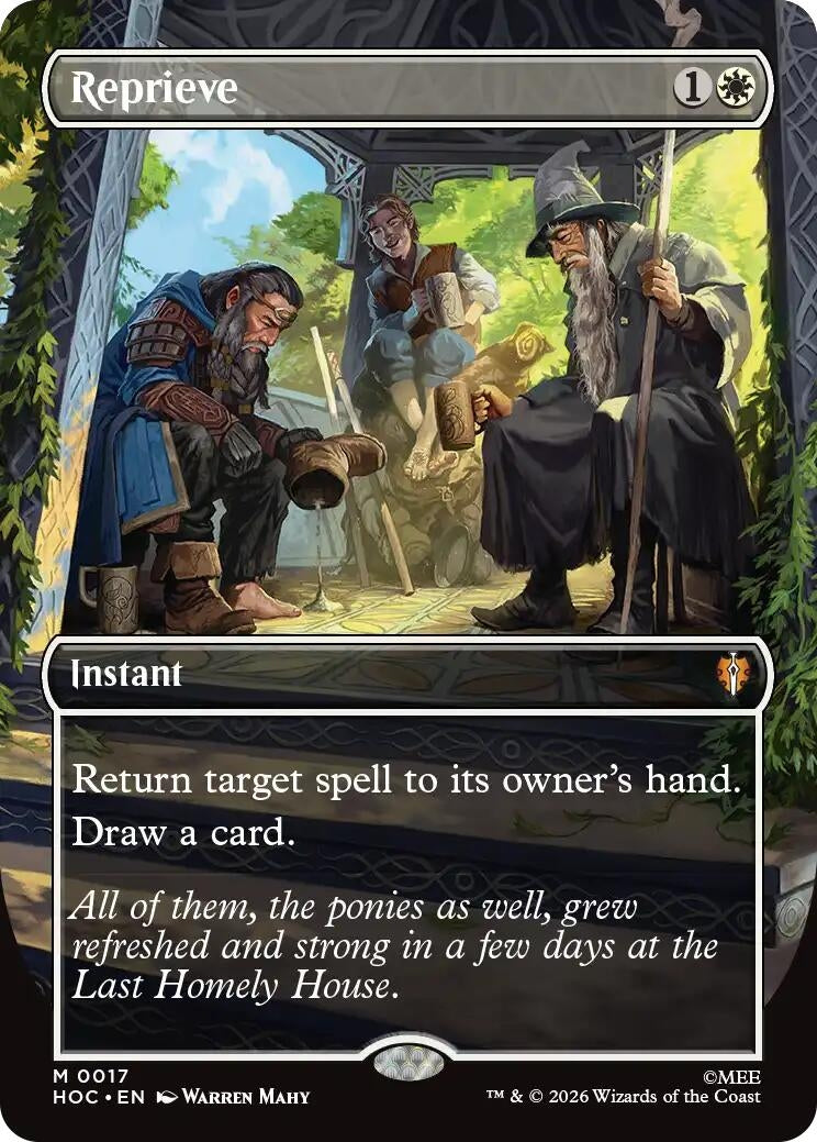 Image for Reprieve (Borderless) (17) (HOC) - Magic: The Gathering