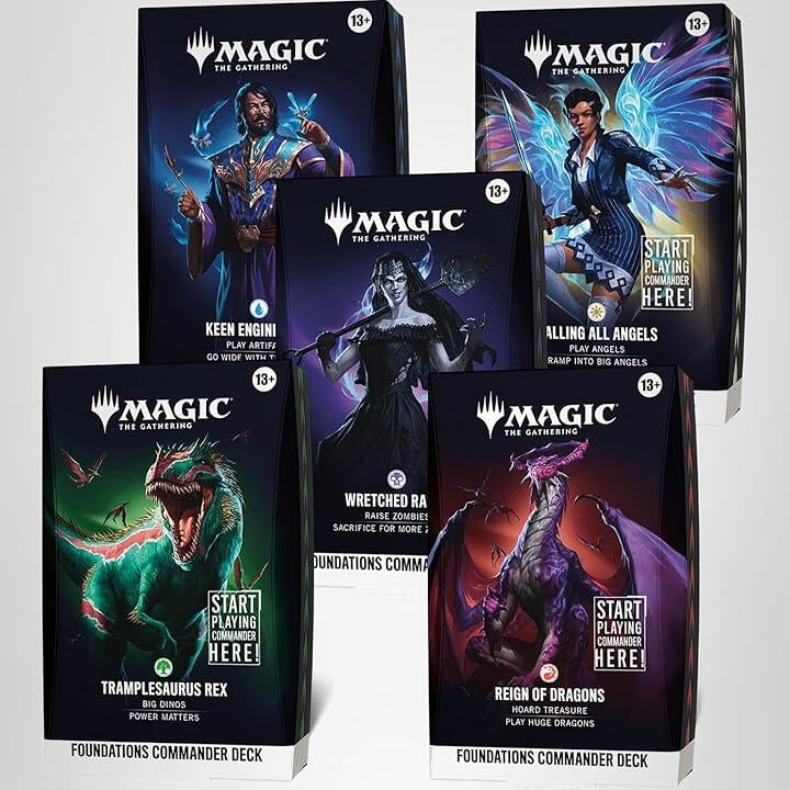 Image for Foundations Commander Decks [Set of 5] - Magic: The Gathering
