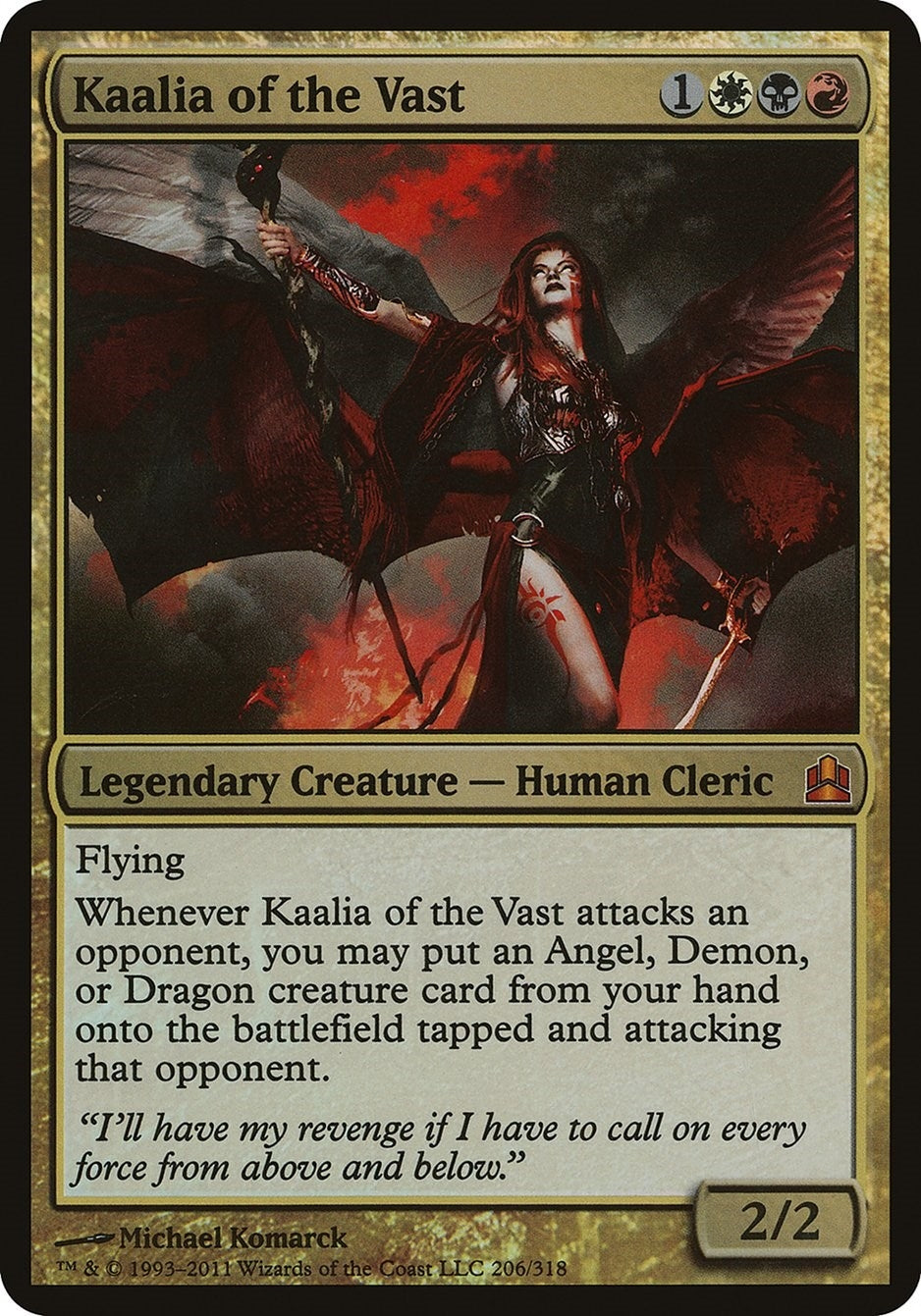 Image for Kaalia of the Vast (Commander) (206) - Magic: The Gathering
