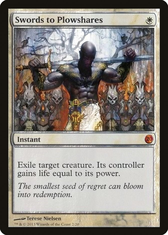 Image for Swords to Plowshares (2) - Magic: The Gathering