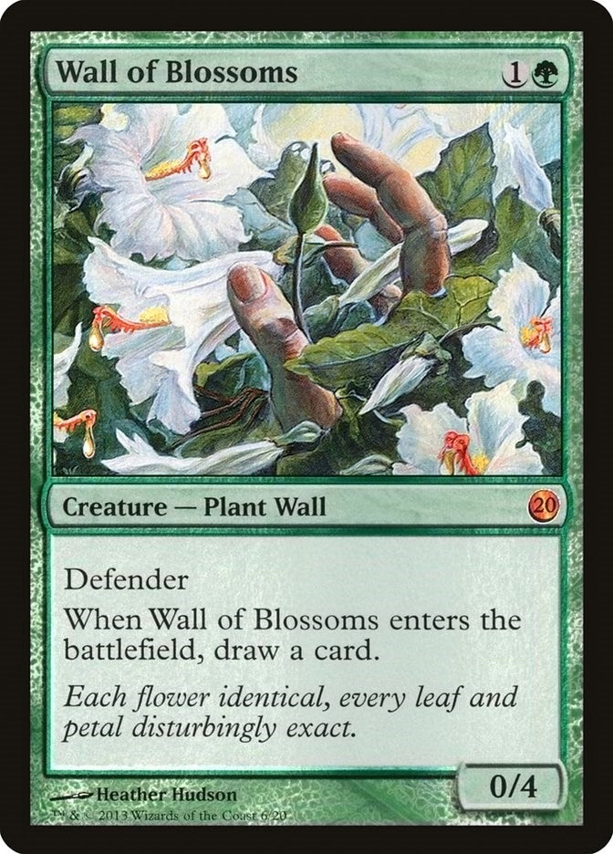 Image for Wall of Blossoms (6) - Magic: The Gathering