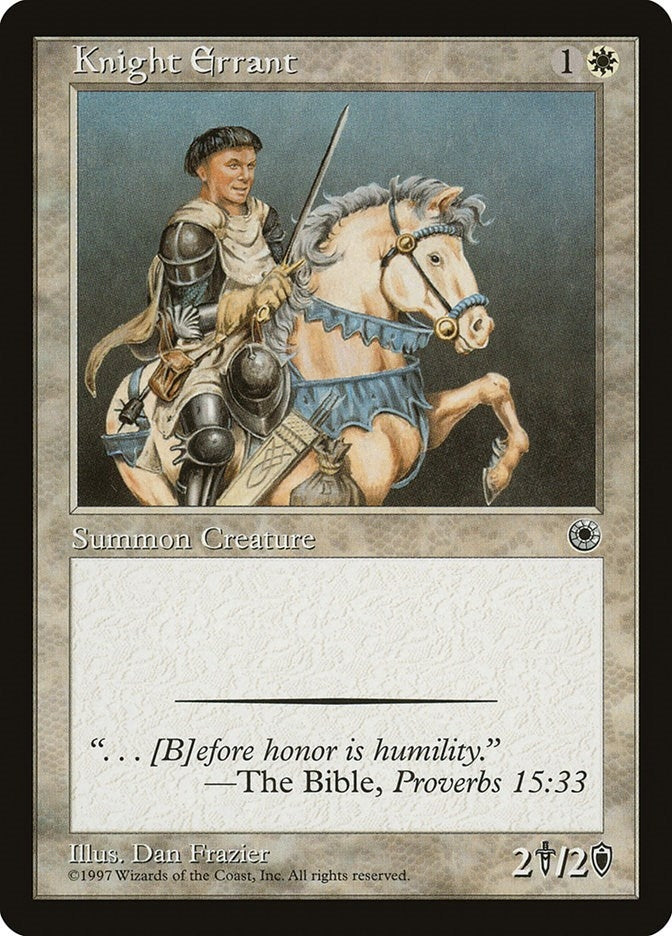 Image for Knight Errant - Magic: The Gathering