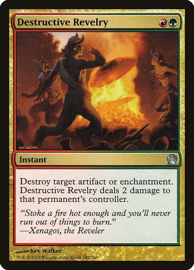 Image for Destructive Revelry (192) (THS) - Magic: The Gathering