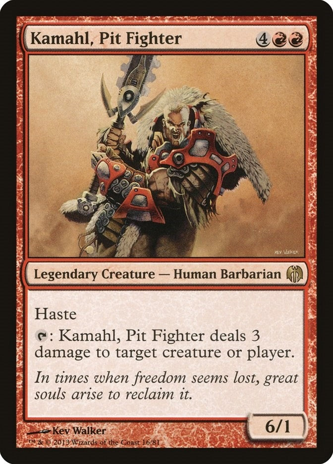 Image for Kamahl, Pit Fighter (16) - Magic: The Gathering