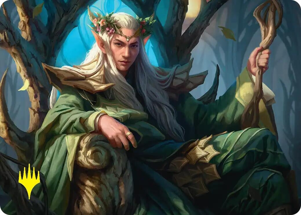 Image for Thranduil, the Elvenking Art Card (Gold-Stamped) (22) (ASHOB) - Magic: The Gathering