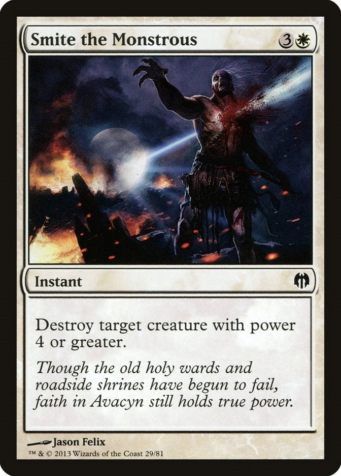 Image for Smite the Monstrous (29) (DDL) - Magic: The Gathering