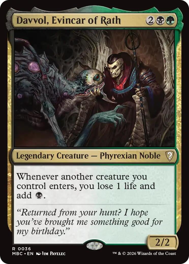 Image for Davvol, Evincar of Rath (36) (MBC) - Magic: The Gathering