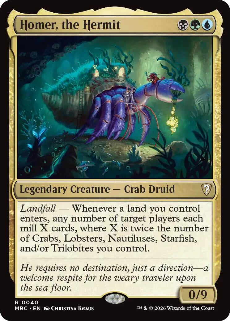 Image for Homer, the Hermit (40) (MBC) - Magic: The Gathering