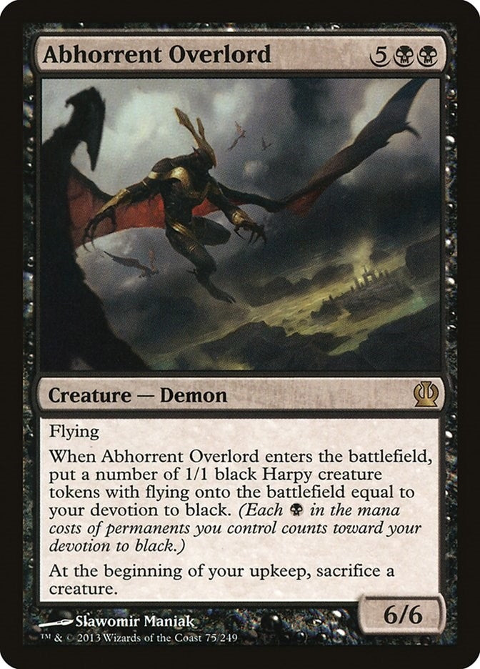 Image for Abhorrent Overlord (75) (THS) - Magic: The Gathering