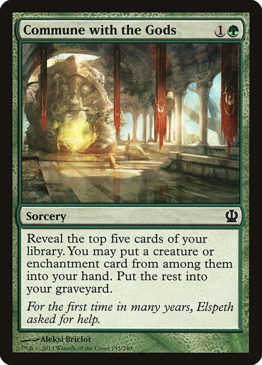 Image for Commune with the Gods (155) (THS) - Magic: The Gathering