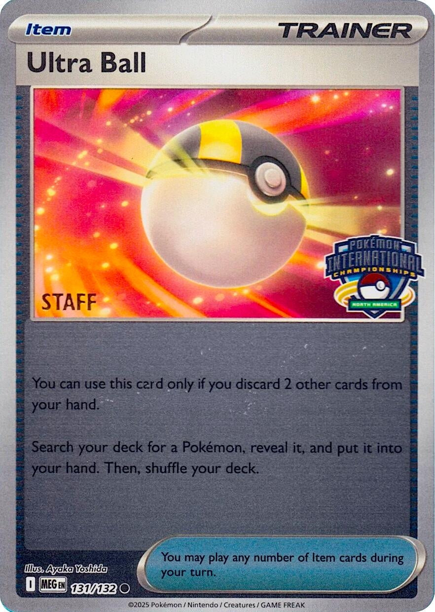 Image for Ultra Ball - 131/132 (North America International Championship) [Staff] (131/132) (PR) - Pokemon