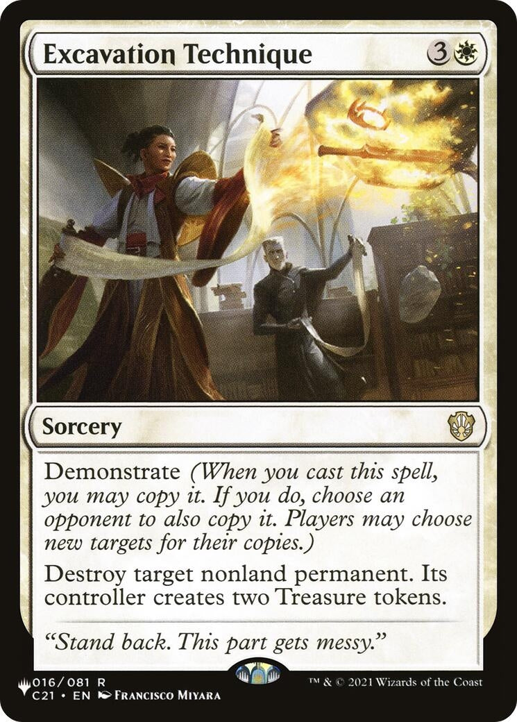 Image for Excavation Technique (16) (LIST) - Magic: The Gathering