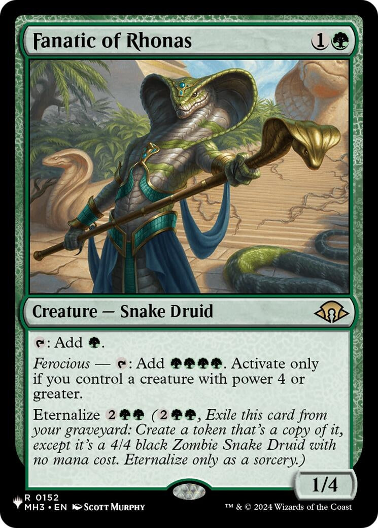 Image for Fanatic of Rhonas (152) (LIST) - Magic: The Gathering