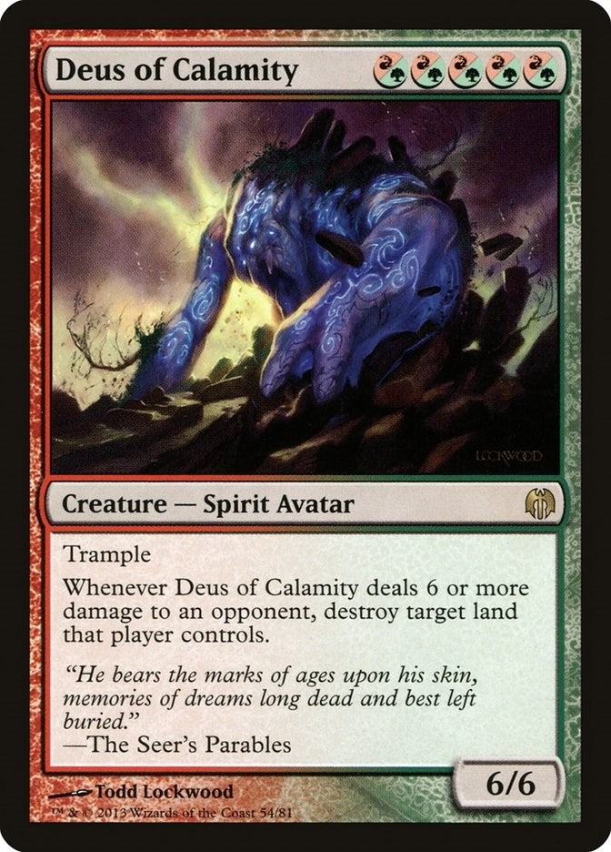 Image for Deus of Calamity (54) (DDL) - Magic: The Gathering