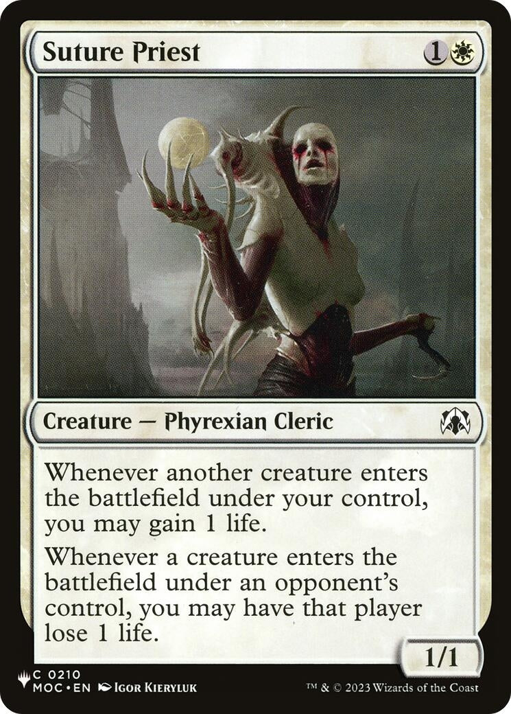 Image for Suture Priest (MOC) (210) (LIST) - Magic: The Gathering