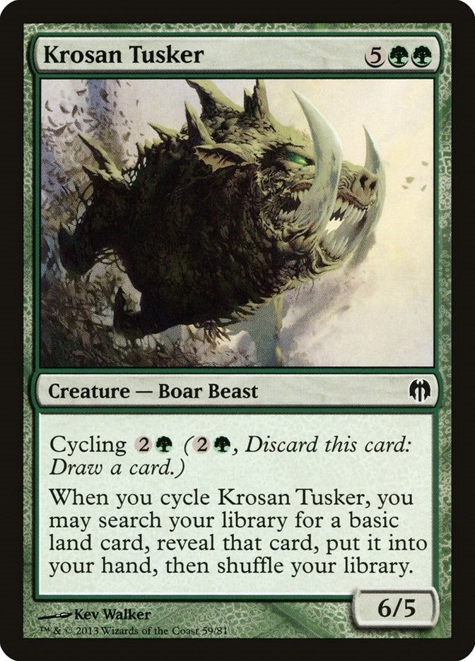 Image for Krosan Tusker (59) (DDL) - Magic: The Gathering