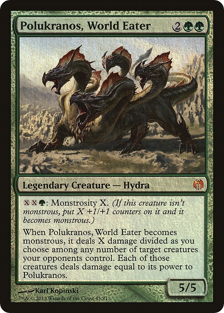 Image for Polukranos, World Eater (43) - Magic: The Gathering
