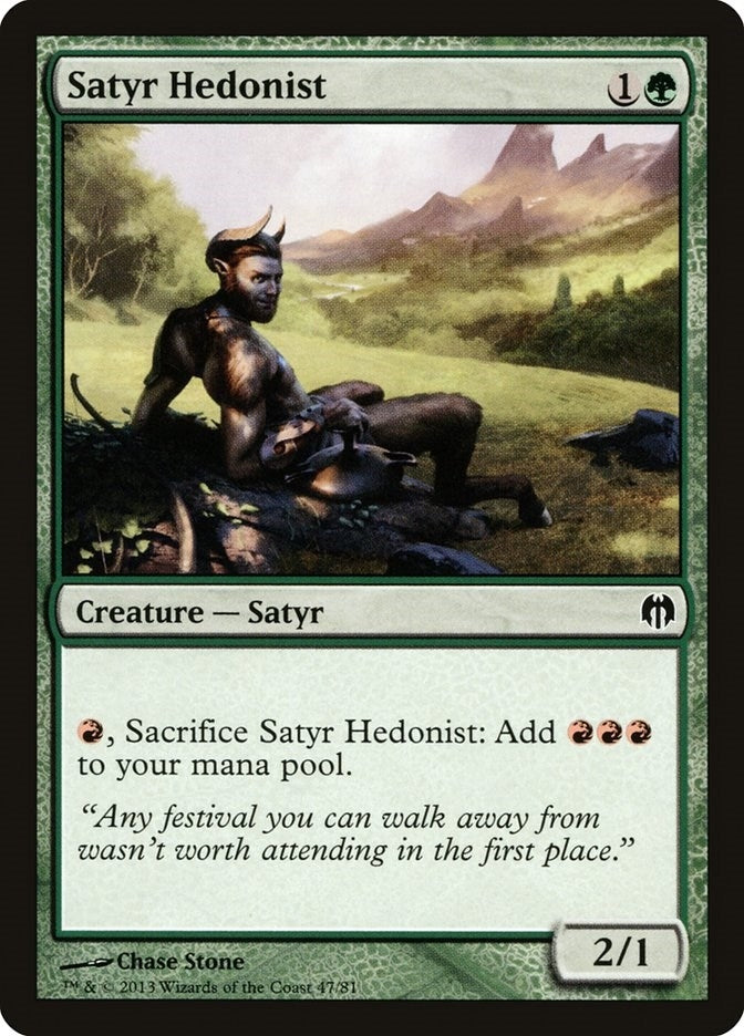 Image for Satyr Hedonist (47) - Magic: The Gathering