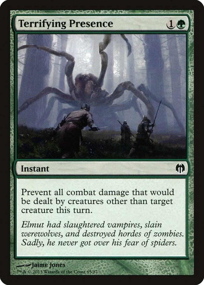 Image for Terrifying Presence (65) - Magic: The Gathering