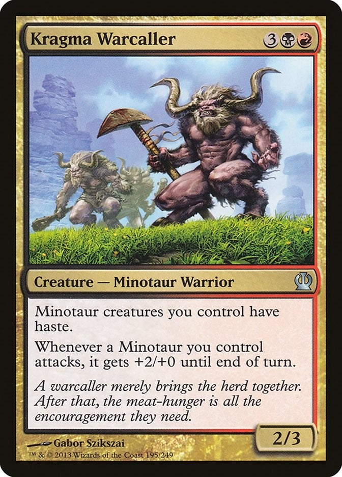 Image for Kragma Warcaller (195) (THS) - Magic: The Gathering