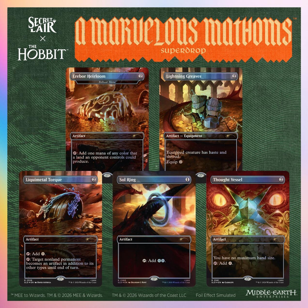 Image for Secret Lair Drop: Secret Lair x The Hobbit: Smaug's Spoils - Traditional Foil Edition - Magic: The Gathering