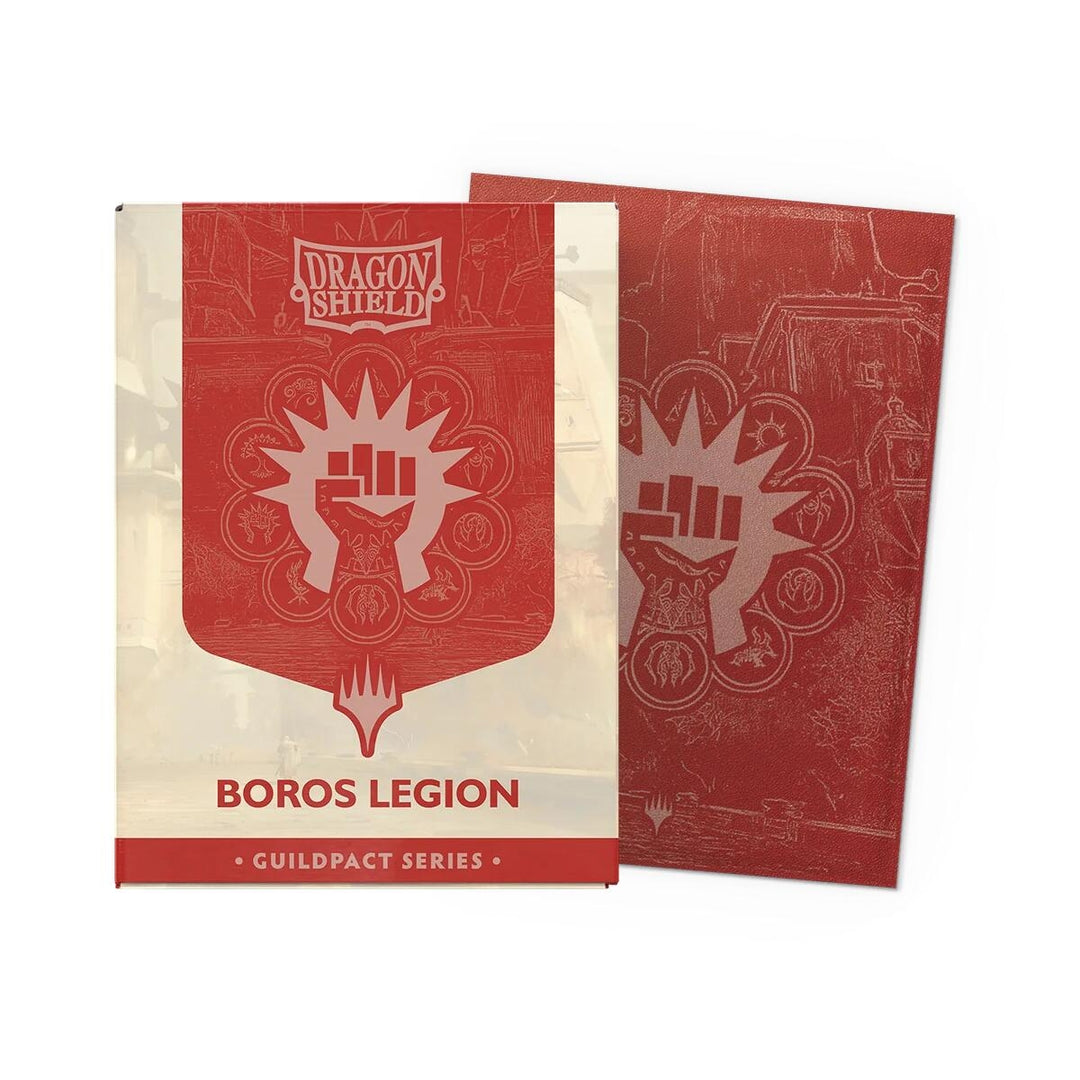 Image for Dragon Shield Guildpact Series Dual Matte: Standard Art Sleeves - Boros Legion (100-Pack) - Card Sleeves