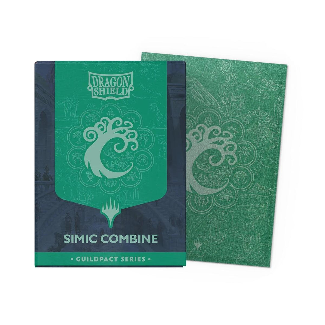 Image for Dragon Shield Guildpact Series Dual Matte: Standard Art Sleeves - Simic Combine (100-Pack) - Card Sleeves
