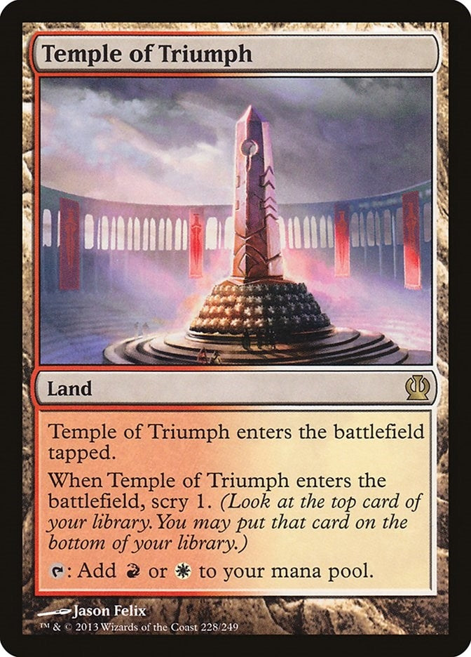 Image for Temple of Triumph (228) (THS) - Magic: The Gathering