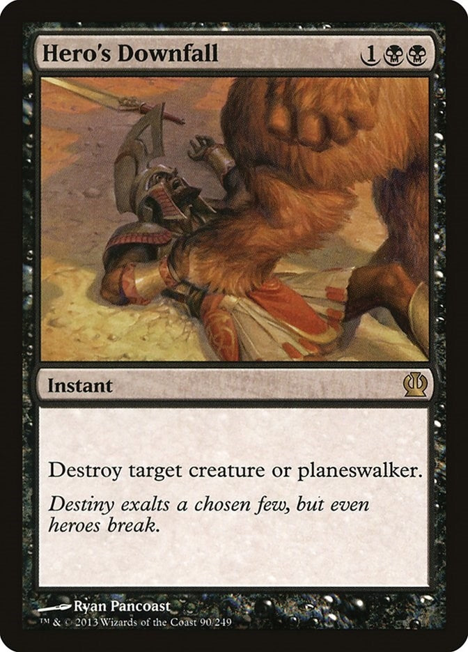 Image for Hero's Downfall (90) (THS) - Magic: The Gathering