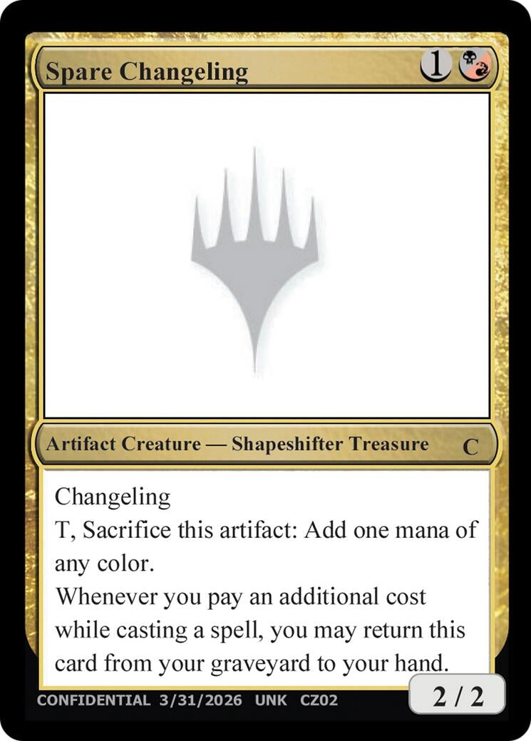 Image for Spare Changeling (UNK) - Magic: The Gathering