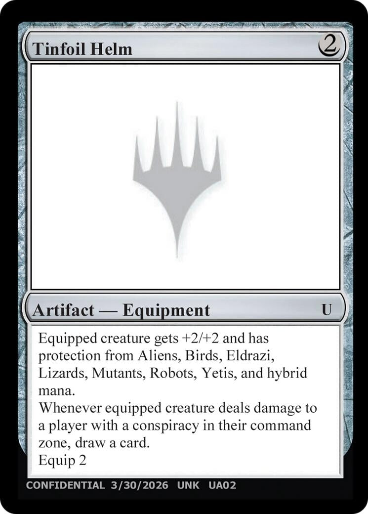 Image for Tinfoil Helm (UNK) - Magic: The Gathering