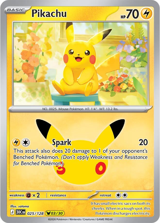 Image for Pikachu (30C) - Pokemon