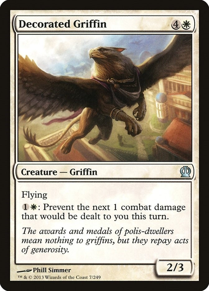 Image for Decorated Griffin (7) (THS) - Magic: The Gathering