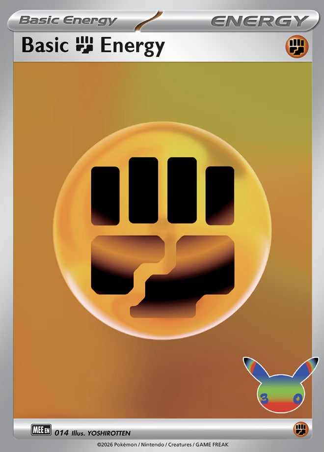 Image for Basic Fighting Energy - 014 (30th Celebration) (014) (MEE) - Pokemon