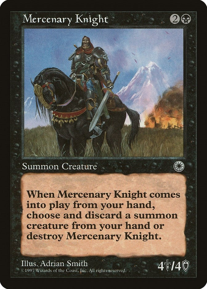 Image for Mercenary Knight - Magic: The Gathering