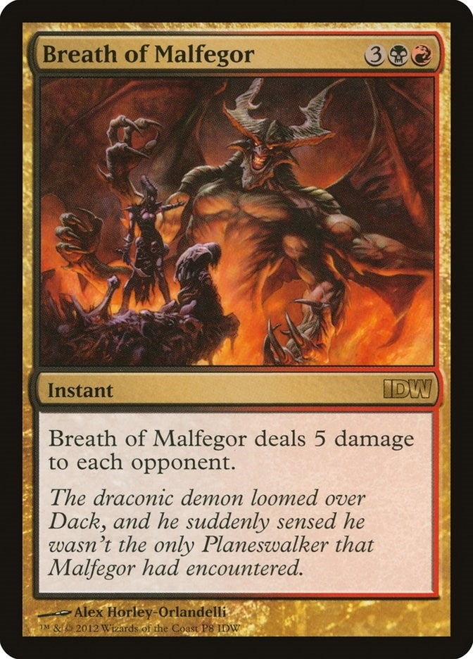 Image for Breath of Malfegor (IDW Comics 2012) (P8) - Magic: The Gathering