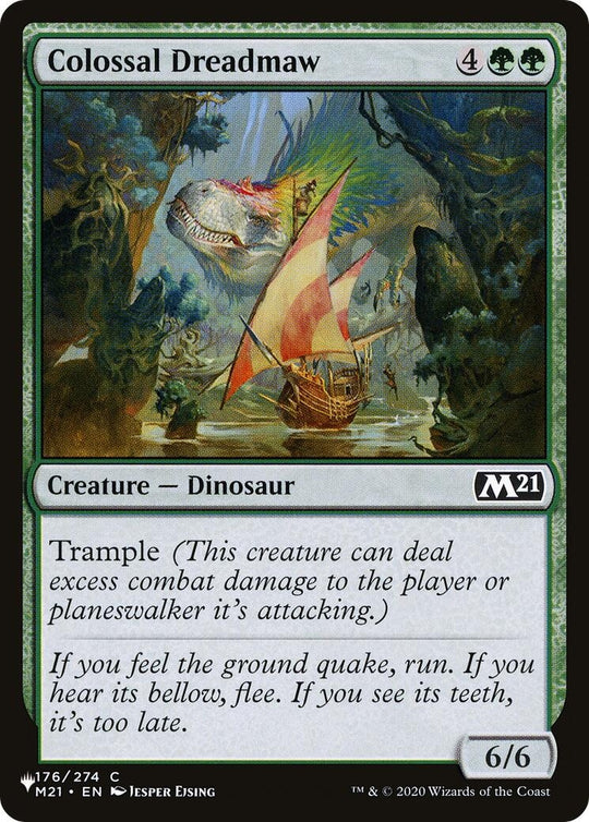 Image for Colossal Dreadmaw (M21) (176) (LIST) - Magic: The Gathering