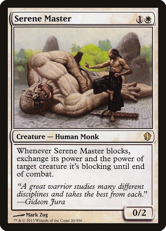 Image for Serene Master (20) - Magic: The Gathering