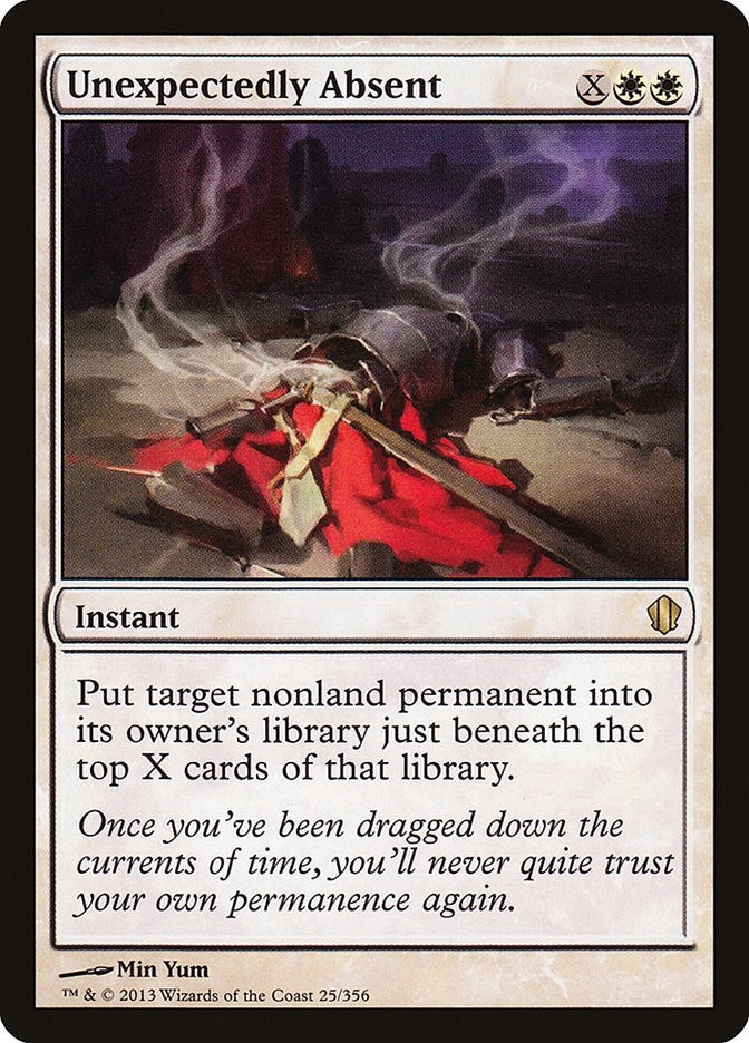 Image for Unexpectedly Absent (25) (C13) - Magic: The Gathering
