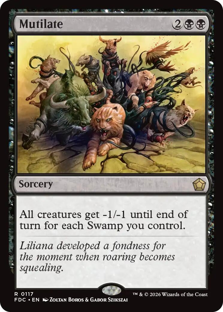 Image for Mutilate (117) (FDC) - Magic: The Gathering