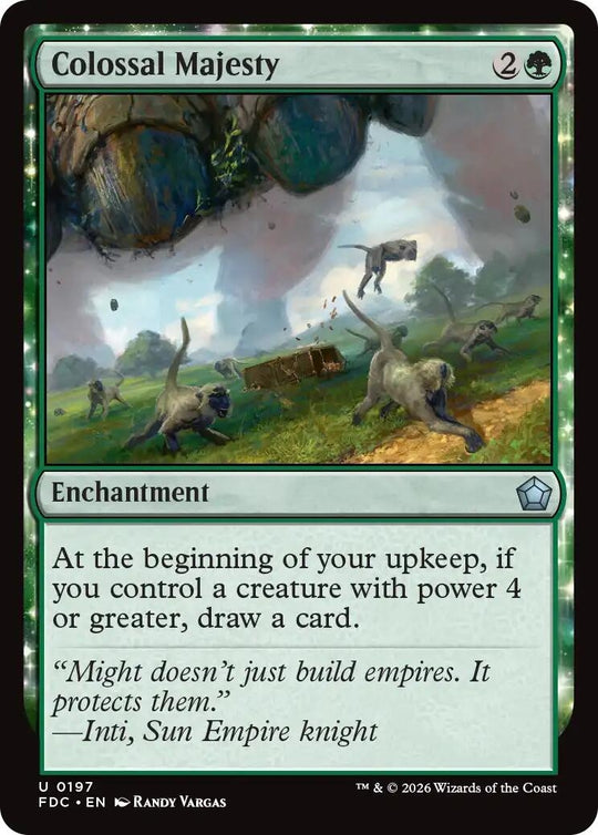 Image for Colossal Majesty (197) (FDC) - Magic: The Gathering