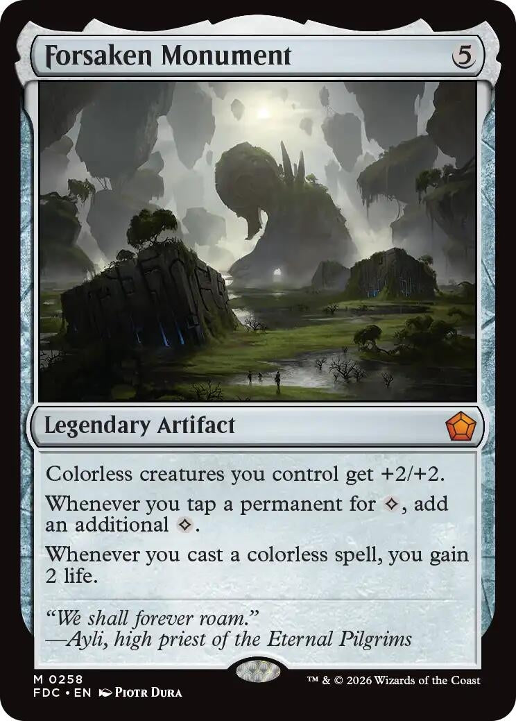Image for Forsaken Monument (258) (FDC) - Magic: The Gathering