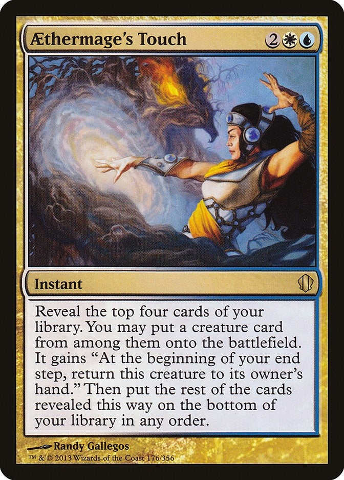 Image for Aethermage's Touch (176) (C13) - Magic: The Gathering