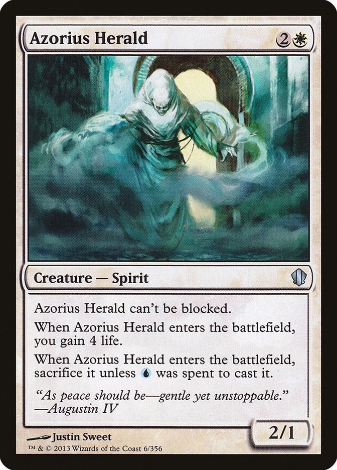 Image for Azorius Herald (6) (C13) - Magic: The Gathering