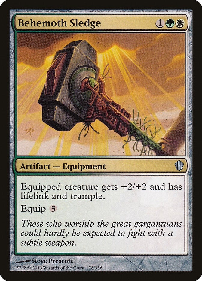 Image for Behemoth Sledge (178) (C13) - Magic: The Gathering