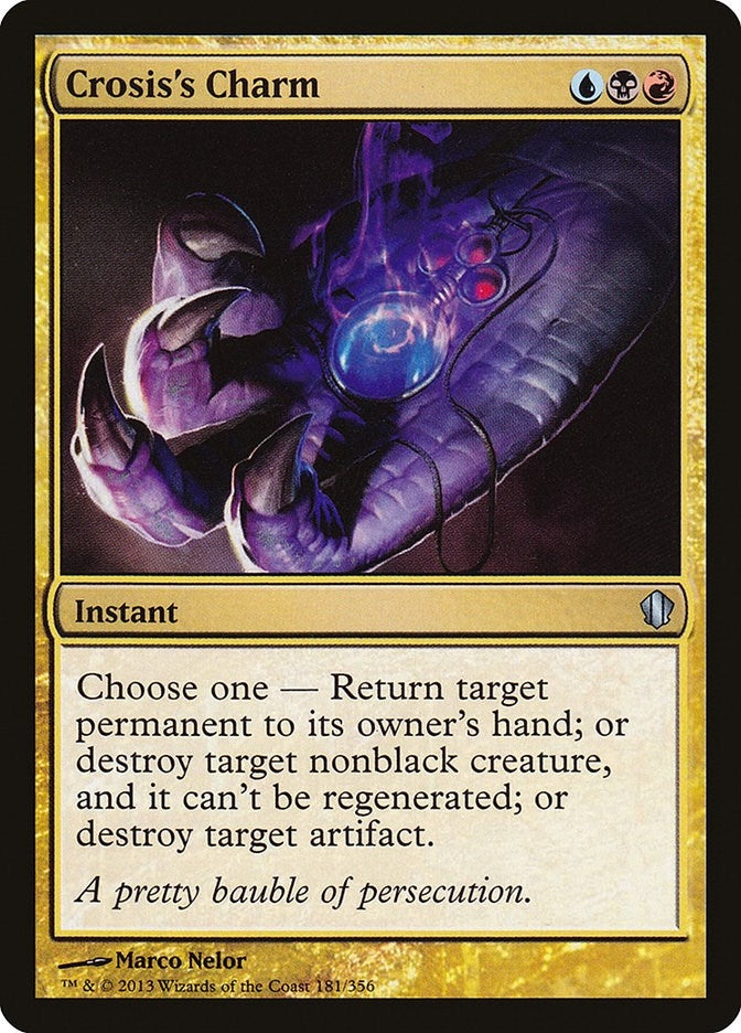 Image for Crosis's Charm (181) (C13) - Magic: The Gathering
