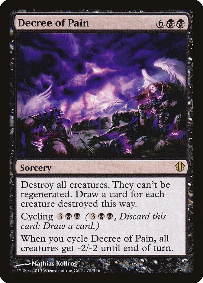 Image for Decree of Pain (72) - Magic: The Gathering