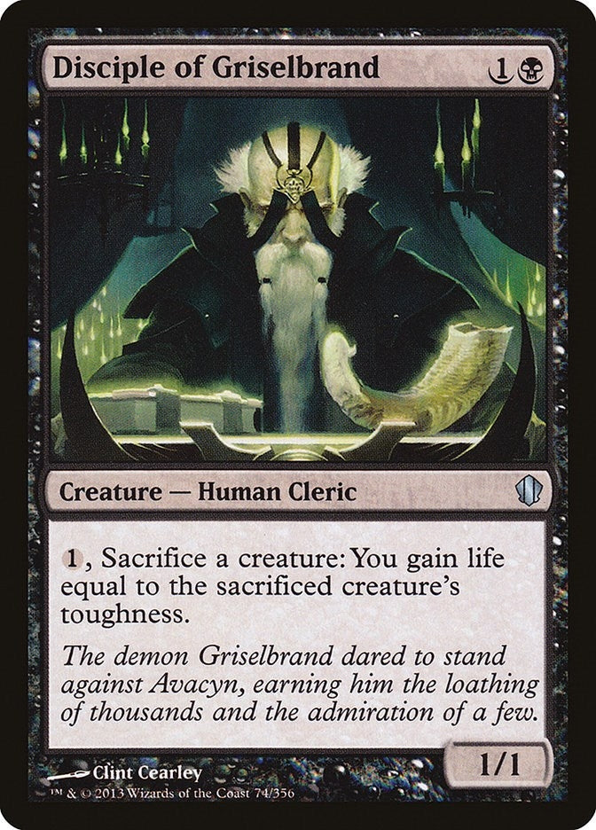Image for Disciple of Griselbrand (74) (C13) - Magic: The Gathering