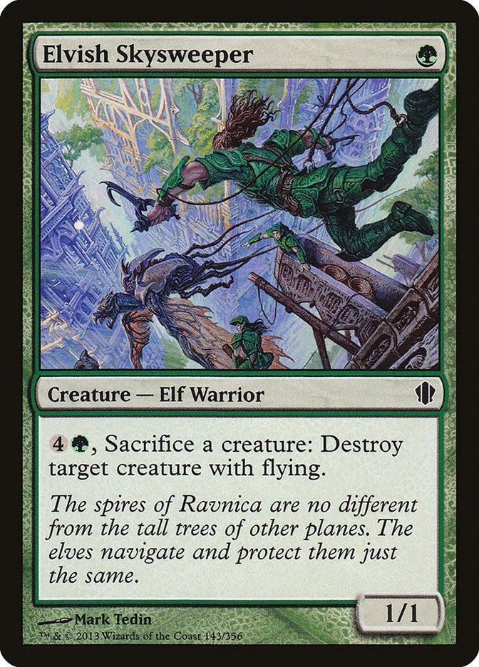 Image for Elvish Skysweeper (143) (C13) - Magic: The Gathering